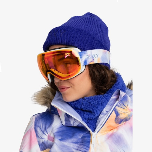 Maschera Neve Roxy POPSCREEN Pansy Pansy/Clux ML Orange S3 - immagine 3