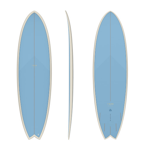 Surf Torq TET 6.3" Fish Legacy Mako Blue