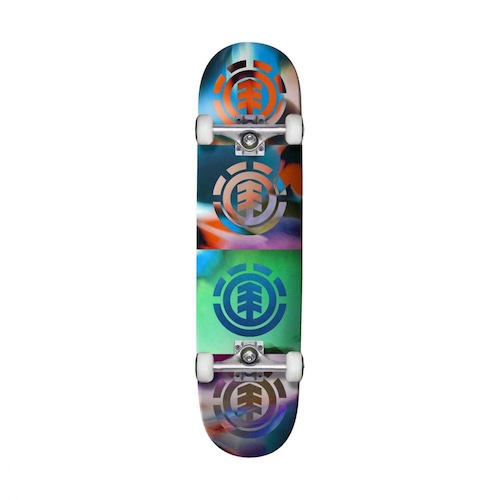Skateboard Element Quadrant Flowers 8.0"